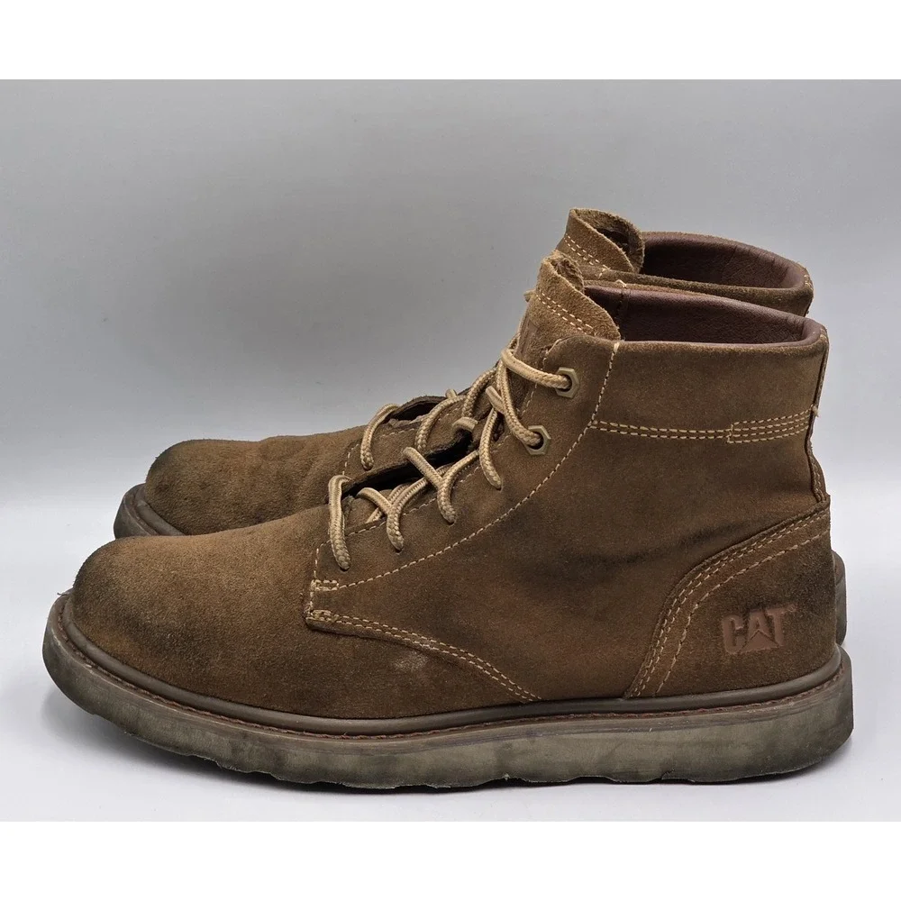 Caterpillar CAT Narrate P725201 Men's Suede Ankle Work Boots Size 9M